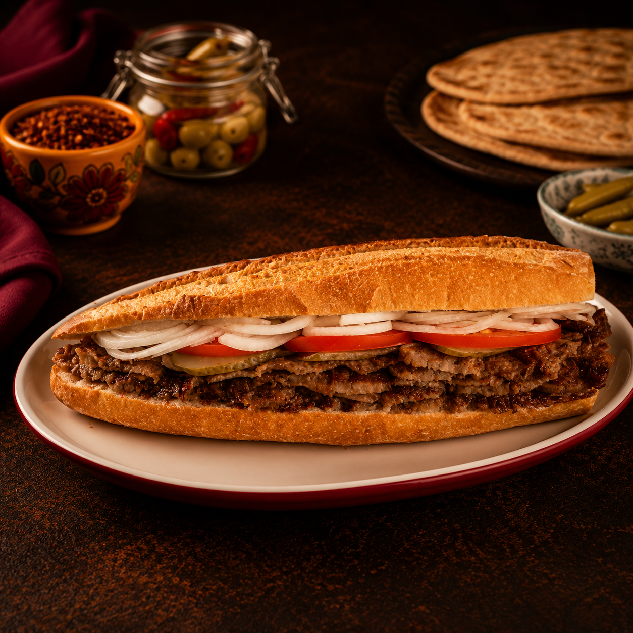 3 Parça Et Döner